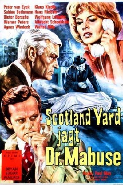 Caratula, cartel, poster o portada de Dr. Mabuse vs. Scotland Yard