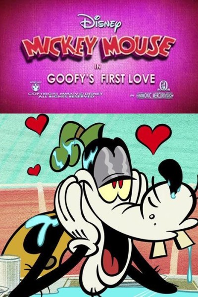 Cubierta de Mickey Mouse: Goofy enamorado