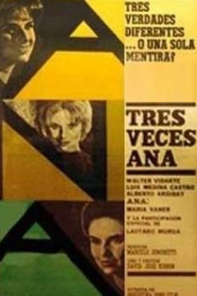 Caratula, cartel, poster o portada de Tres veces Ana