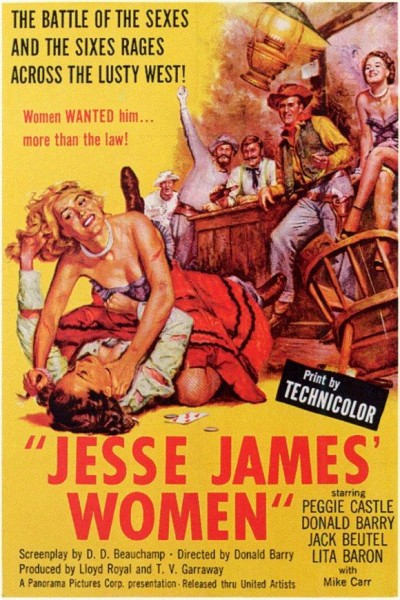 Caratula, cartel, poster o portada de Jesse James\' Women