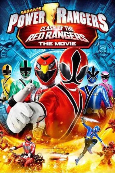 Cubierta de Power Rangers Samurai: El choque de Red Rangers