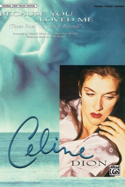 Cubierta de Céline Dion: Because You Loved Me (Vídeo musical)