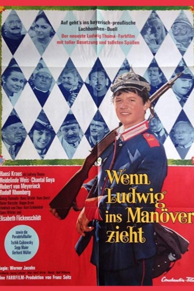 Caratula, cartel, poster o portada de Wenn Ludwig ins Manöver zieht