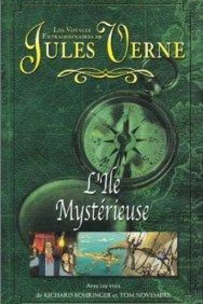 Cubierta de Los viajes fantásticos de Julio Verne: La isla misteriosa