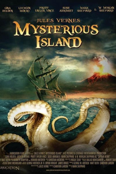 Caratula, cartel, poster o portada de La isla misteriosa de Julio Verne