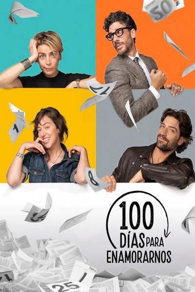 Caratula, cartel, poster o portada de 100 días para enamorarnos