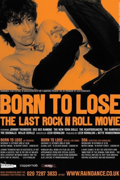 Cubierta de Born to Lose: The Last Rock and Roll Movie