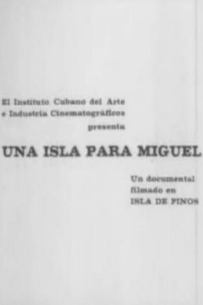 Cubierta de Una isla para Miguel