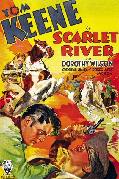 Caratula, cartel, poster o portada de El río Escarlata