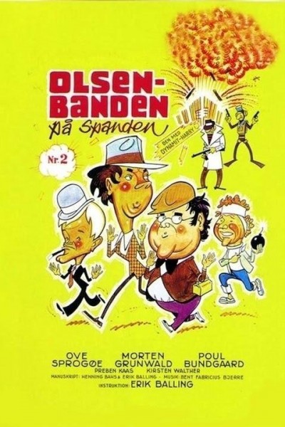 Caratula, cartel, poster o portada de Olsen-banden på spanden (The Olsen Gang in a Fix)