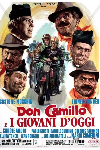 Caratula, cartel, poster o portada de Don Camillo e i giovani d\'oggi