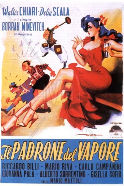 Caratula, cartel, poster o portada de Il padrone del vapore