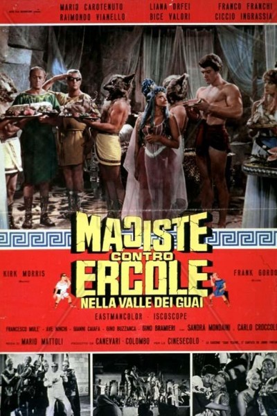 Caratula, cartel, poster o portada de Maciste contra Hércules en el Valle de Woe