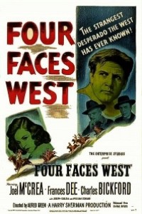 Caratula, cartel, poster o portada de Cuatro caras del oeste