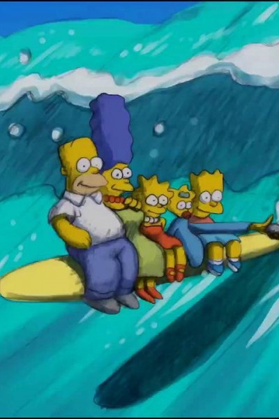 Cubierta de Los Simpson: Married to the Blob Couch Gag