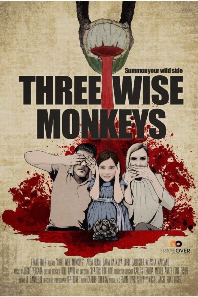 Cubierta de Three Wise Monkeys