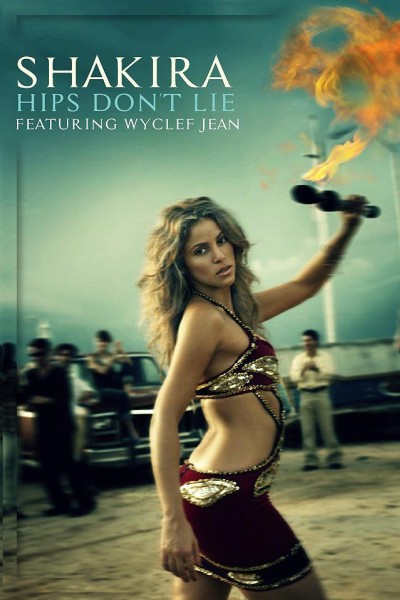 Cubierta de Shakira Feat. Wyclef Jean: Hips Don\'t Lie (Vídeo musical)