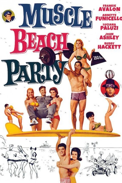 Caratula, cartel, poster o portada de Muscle Beach Party