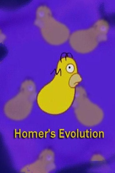 Cubierta de Los Simpson: La evolución de Homer