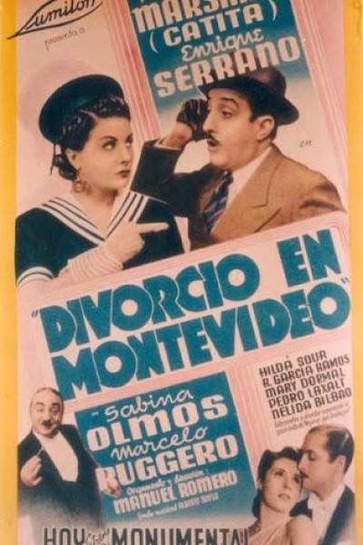 Caratula, cartel, poster o portada de Divorcio en Montevideo