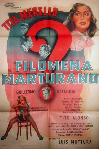 Caratula, cartel, poster o portada de Filomena Marturano