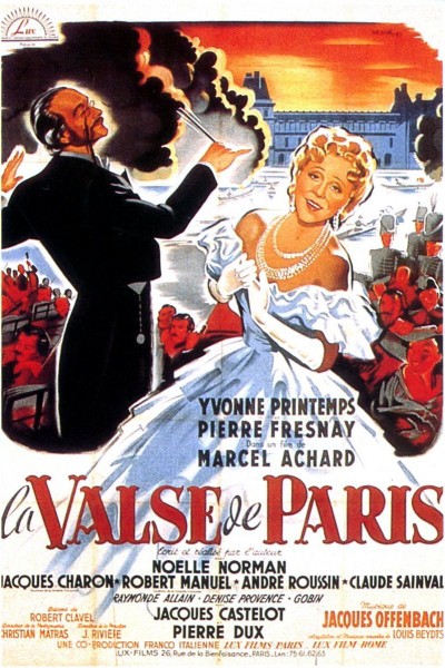 Caratula, cartel, poster o portada de La valse de Paris