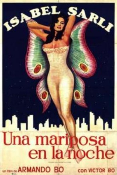 Caratula, cartel, poster o portada de Una mariposa en la noche