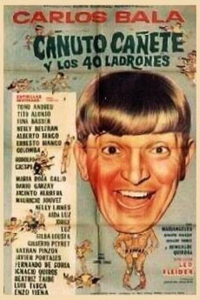 Caratula, cartel, poster o portada de Canuto Cañete y los 40 ladrones
