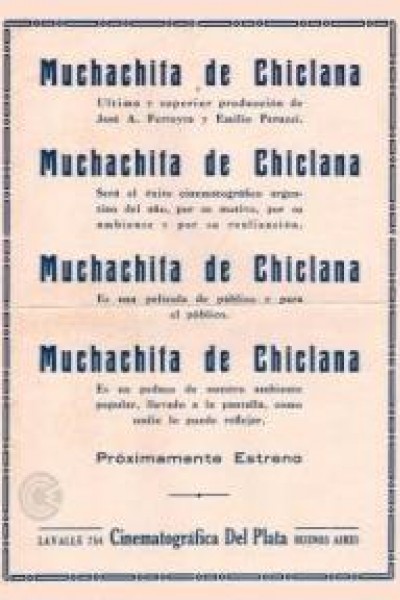 Cubierta de Muchachita de Chiclana