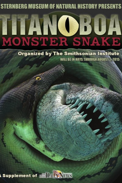 Cubierta de Titanoboa: monstruo o serpiente