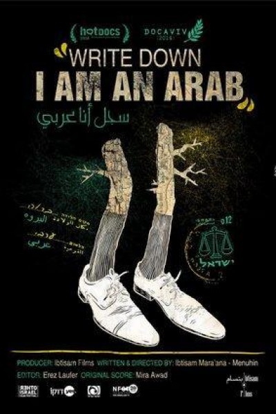 Caratula, cartel, poster o portada de Write Down, I Am an Arab