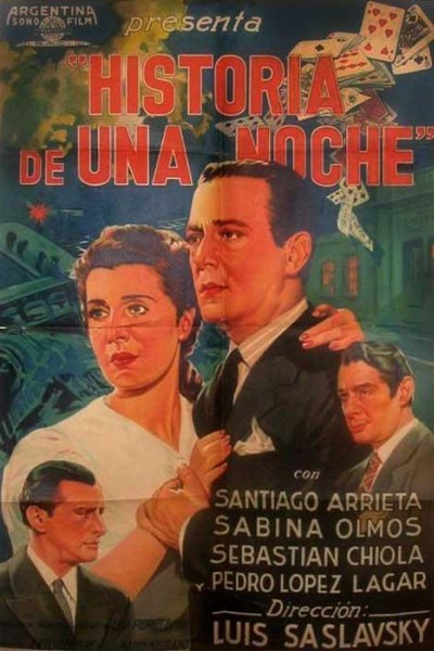 Caratula, cartel, poster o portada de Historia de una noche