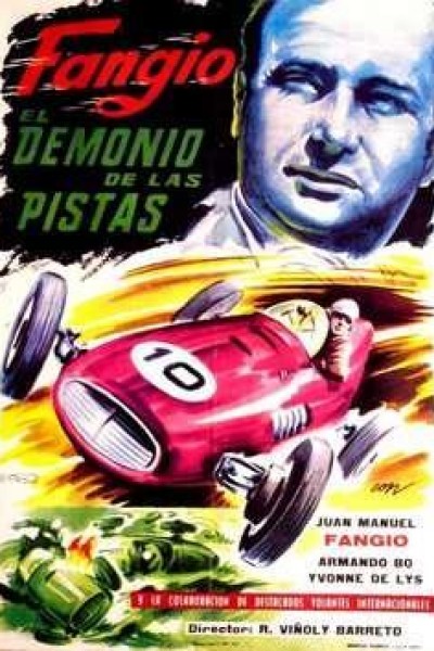 Cubierta de Fangio, el demonio de las pistas