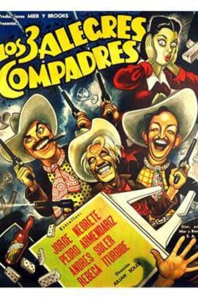 Cubierta de Los tres alegres compadres