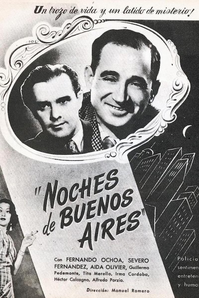 Caratula, cartel, poster o portada de Noches de Buenos Aires