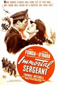 Caratula, cartel, poster o portada de El sargento inmortal