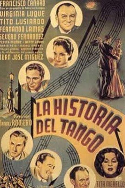 Caratula, cartel, poster o portada de La historia del tango