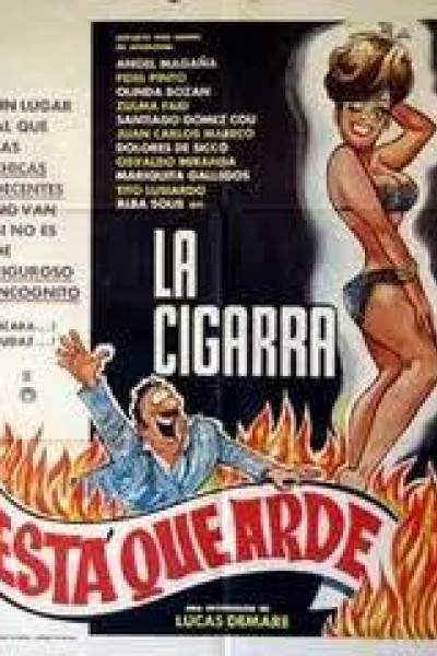 Caratula, cartel, poster o portada de La cigarra está que arde