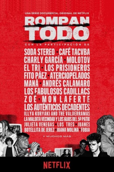 Caratula, cartel, poster o portada de Rompan todo: La historia del rock en América Latina