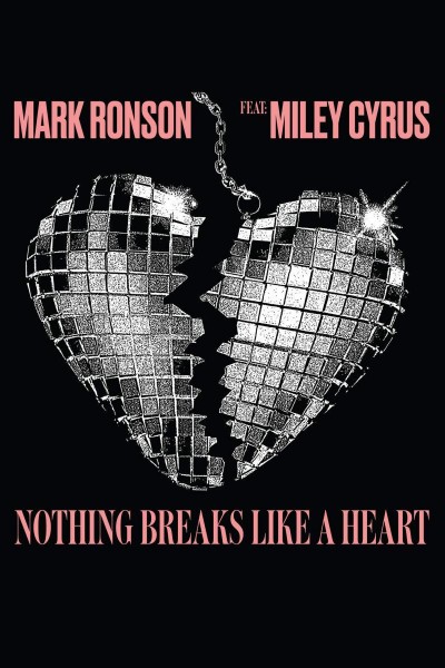 Cubierta de Mark Ronson feat. Miley Cyrus: Nothing Breaks Like a Heart (Vídeo musical)