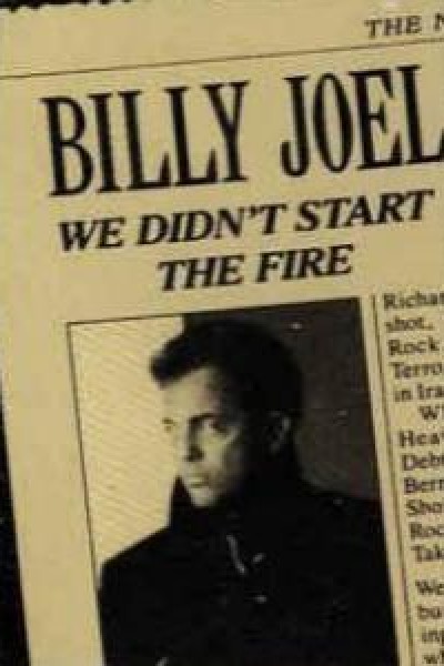 Cubierta de Billy Joel: We Didn\'t Start the Fire (Vídeo musical)