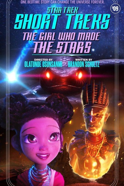 Cubierta de Star Trek: The Girl Who Made the Stars