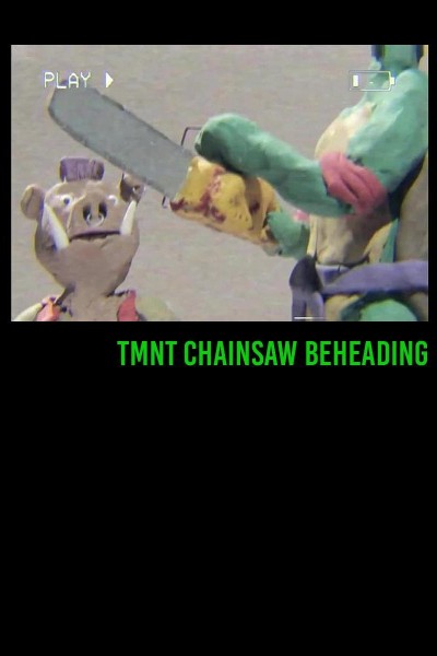 Cubierta de TMNT Chainsaw Beheading