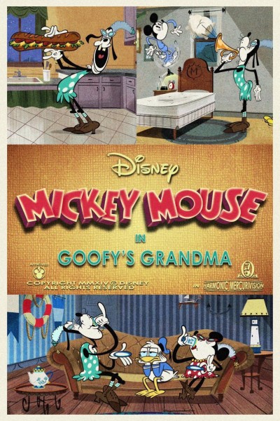 Cubierta de Mickey Mouse: Goofy y su abuela