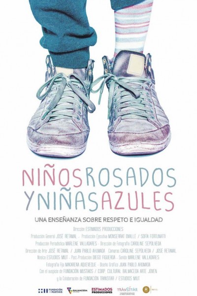 Cubierta de Niños rosados y niñas azules