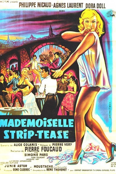 Caratula, cartel, poster o portada de Mademoiselle Strip-tease