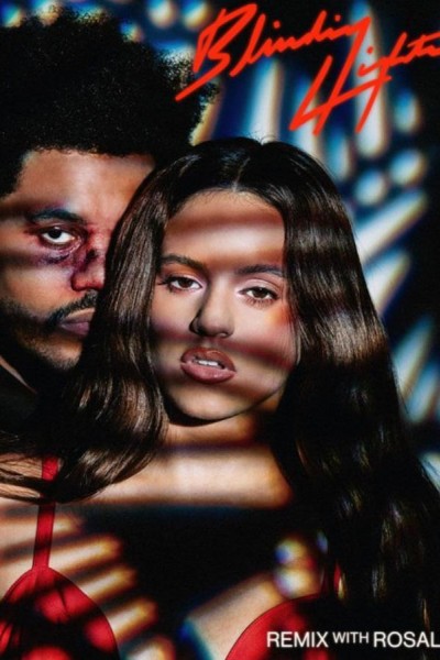 Cubierta de The Weeknd Feat. Rosalía: Blinding Lights (Remix) (Vídeo musical)