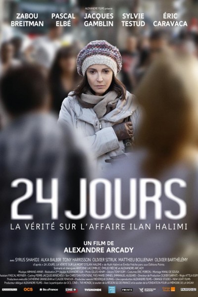 Caratula, cartel, poster o portada de 24 jours, la vérité sur l\'affaire Ilan Halimi