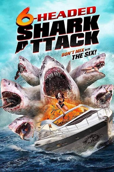 Caratula, cartel, poster o portada de El ataque del tiburón de seis cabezas