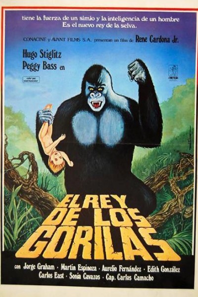 Caratula, cartel, poster o portada de El simio blanco